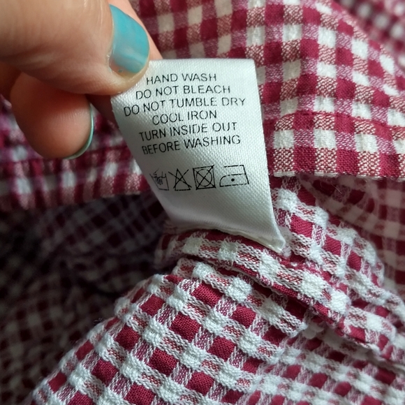 Lovers + Friends red gingham ruffled skirt XS - Picture 8 of 8